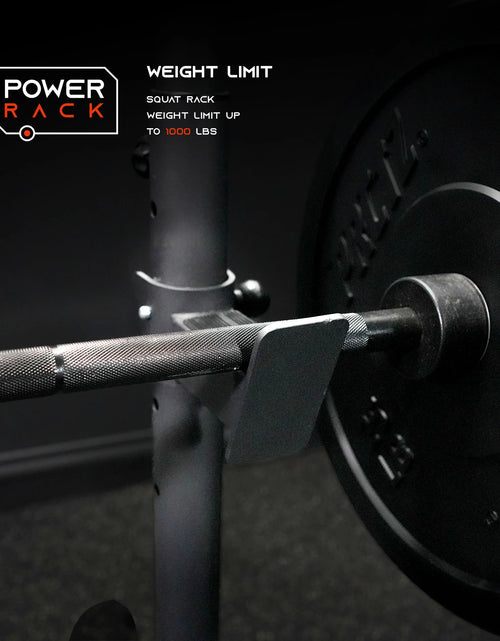 Load image into Gallery viewer, Two-Piece Olympic Weight Bench with Squat Rack, Foldable FID Bench, and Weight Storage
