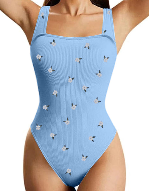 Load image into Gallery viewer, Women&#39;S One-Piece Set Sleeveless Square Neck Skinny Yoga Bodysuit, Women&#39;S Sportswear Clothing
