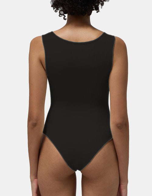 Load image into Gallery viewer, Women&#39;S One-Piece Set Sleeveless Square Neck Skinny Yoga Bodysuit, Women&#39;S Sportswear Clothing
