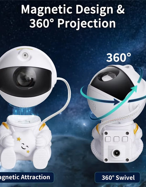 Load image into Gallery viewer, Galaxy Light Projector Gift Kids Adults Astronaut Night Light Bedroom Room Star Ceiling Decoration Night Lamp
