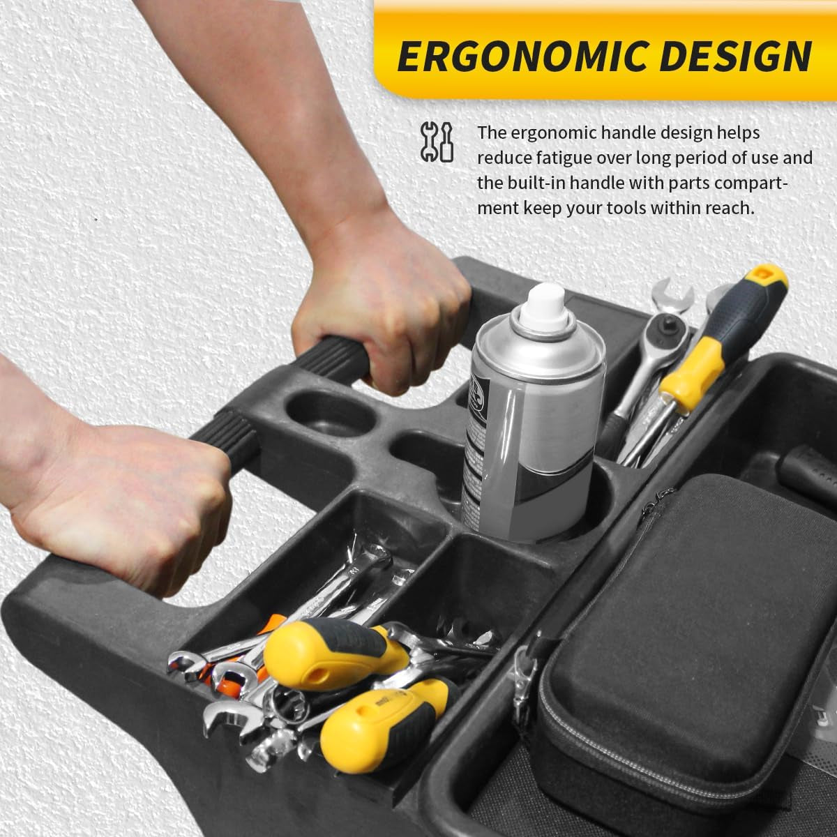 80855 500-Pound Service Cart with Two Trays (40" X 17" Overall Dimensions)
