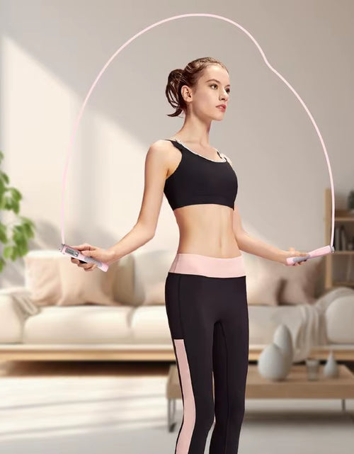 Load image into Gallery viewer, Smart Jump Rope Skipping Rope Workout Jump Rope with Counter Adjustable Speed Rope Home Gym Equipment Digital Jump Rope for Home
