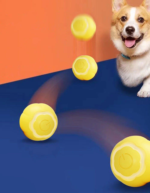 Load image into Gallery viewer, Pet Health and Wellness Products Clearance Automatic Smart Teasing Dog Ball Gravity Intelligent Jump Ball Electric Charging Dog Toy Pink
