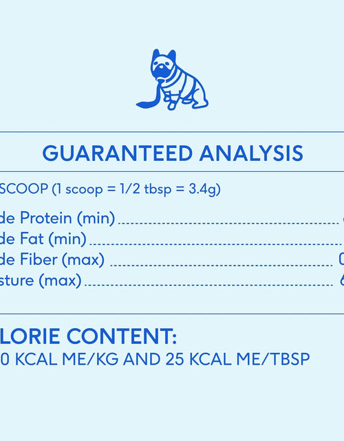 Load image into Gallery viewer, Bone Broth for Dogs and Cats – Dog Bone Broth Powder for Dog Food Topper for Picky Eaters – Cat and Dog Broth - Dog Gravy Topper for Dry Food – Chicken Broth for Dogs and Cast – 11.5 Oz

