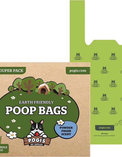 Load image into Gallery viewer, Pogi&#39;S Dog Poop Bags with Handles Bulk - 900 Doggy Poop Bags with Easy-Tie Handles - Leak-Proof, Ultra Thick, Scented Poop Bags for Dogs, Cat Poop Bags
