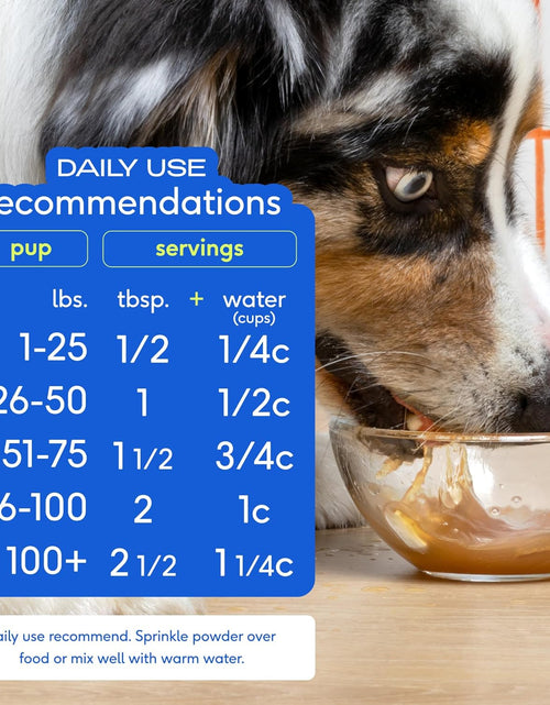 Load image into Gallery viewer, Bone Broth for Dogs and Cats – Dog Bone Broth Powder for Dog Food Topper for Picky Eaters – Cat and Dog Broth - Dog Gravy Topper for Dry Food – Chicken Broth for Dogs and Cast – 11.5 Oz
