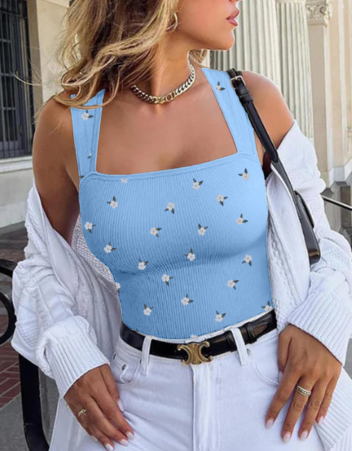 Load image into Gallery viewer, Women&#39;S One-Piece Set Sleeveless Square Neck Skinny Yoga Bodysuit, Women&#39;S Sportswear Clothing
