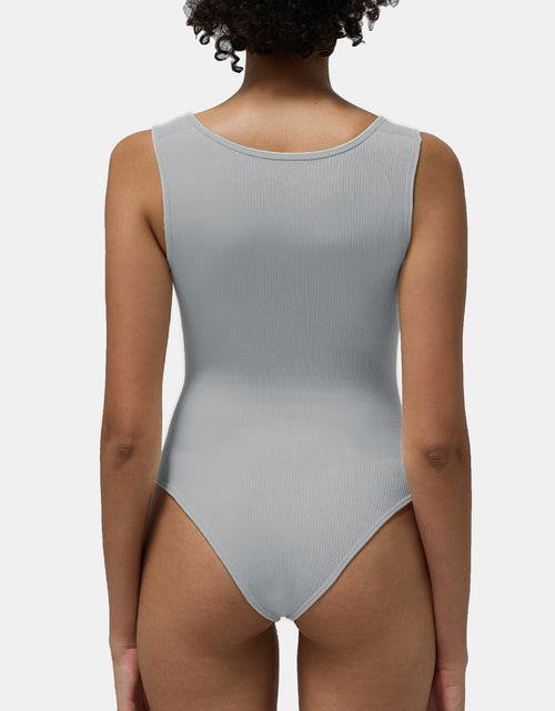 Load image into Gallery viewer, Women&#39;S One-Piece Set Sleeveless Square Neck Skinny Yoga Bodysuit, Women&#39;S Sportswear Clothing
