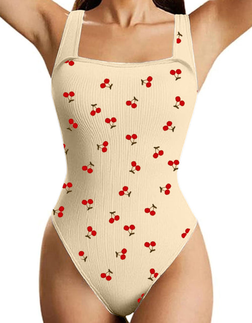 Load image into Gallery viewer, Women&#39;S One-Piece Set Sleeveless Square Neck Skinny Yoga Bodysuit, Women&#39;S Sportswear Clothing
