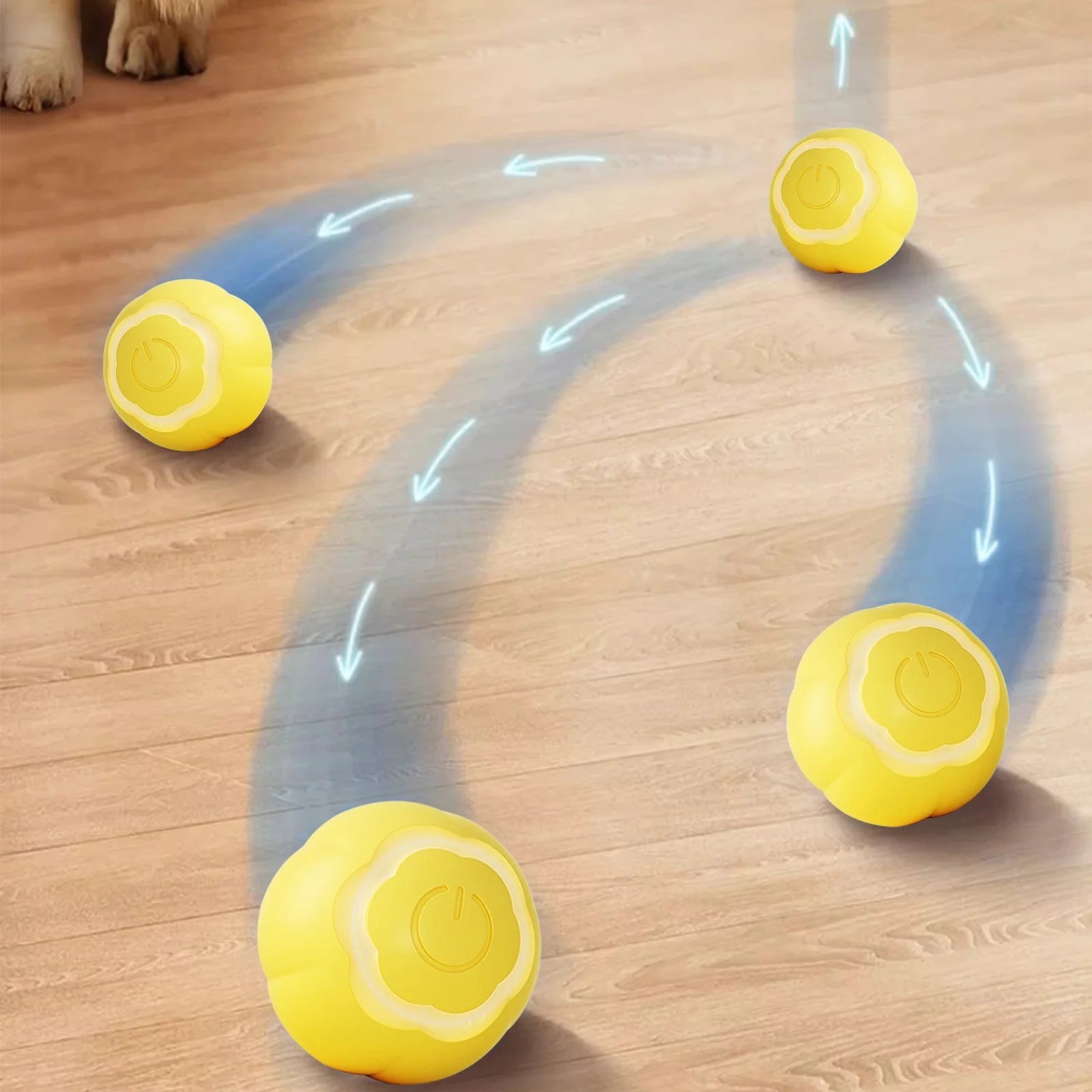 Pet Health and Wellness Products Clearance Automatic Smart Teasing Dog Ball Gravity Intelligent Jump Ball Electric Charging Dog Toy Pink