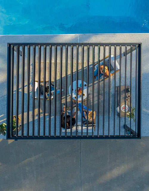 Load image into Gallery viewer, Sarasota 14-Ft W X 10-Ft L X 8-Ft 2-In H Black Metal Freestanding Pergola with Canopy
