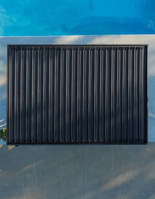 Load image into Gallery viewer, Sarasota 14-Ft W X 10-Ft L X 8-Ft 2-In H Black Metal Freestanding Pergola with Canopy

