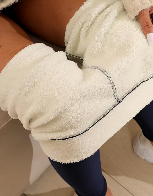 Load image into Gallery viewer, Women Lamb Fleece Leggings Seamless High Waist Thermal Winter Warm Legging Solid Lamb Fleece Casual Pants Female Streetwear
