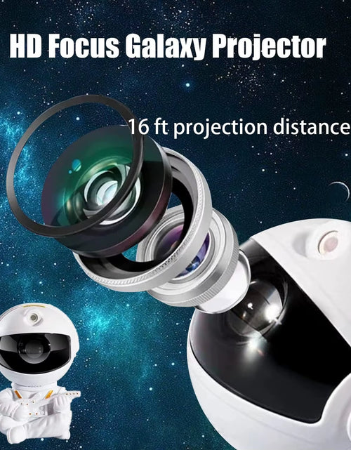 Load image into Gallery viewer, Galaxy Light Projector Gift Kids Adults Astronaut Night Light Bedroom Room Star Ceiling Decoration Night Lamp
