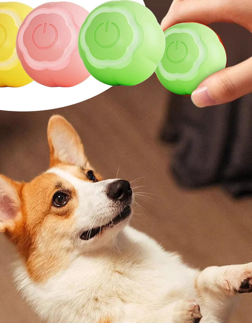 Load image into Gallery viewer, Pet Health and Wellness Products Clearance Automatic Smart Teasing Dog Ball Gravity Intelligent Jump Ball Electric Charging Dog Toy Pink
