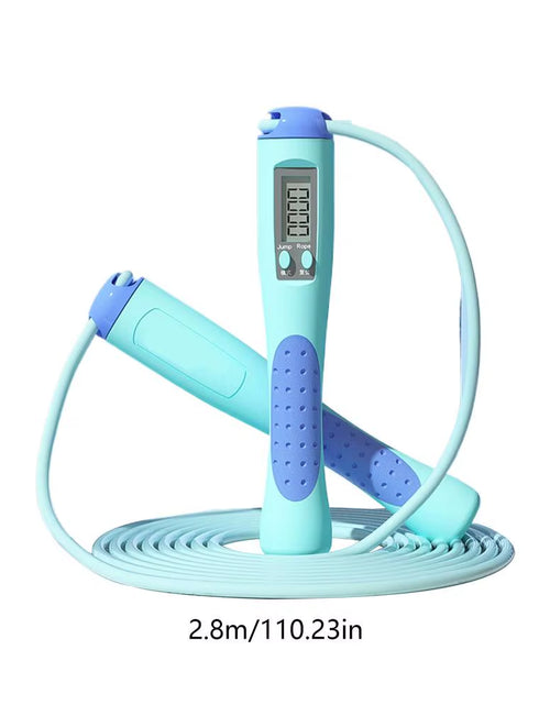 Load image into Gallery viewer, Smart Jump Rope Skipping Rope Workout Jump Rope with Counter Adjustable Speed Rope Home Gym Equipment Digital Jump Rope for Home
