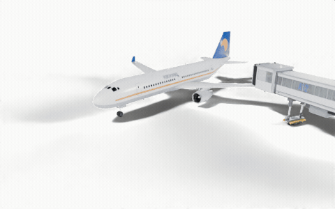 Jet bridges that dock