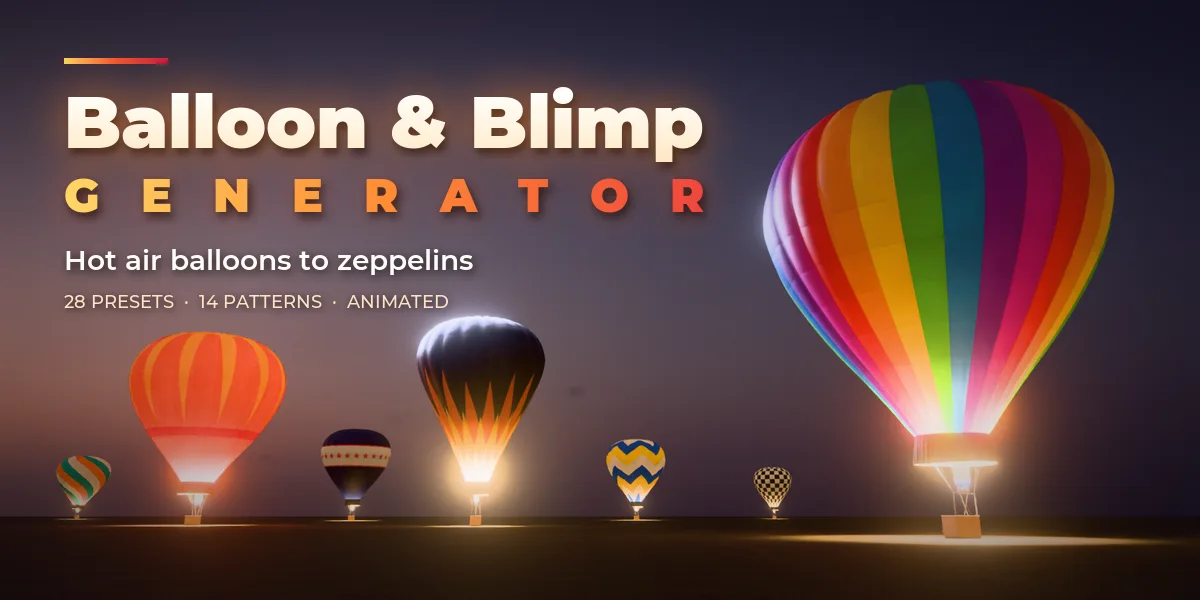 Balloon & Blimp Generator
