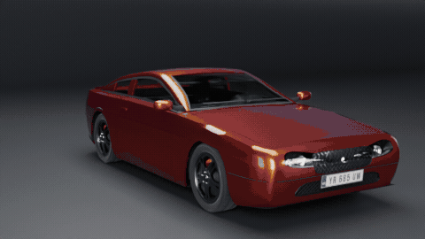 Real car paint