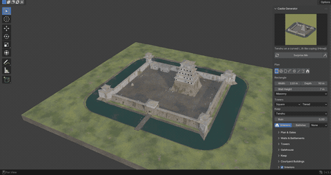 One click, a new castle