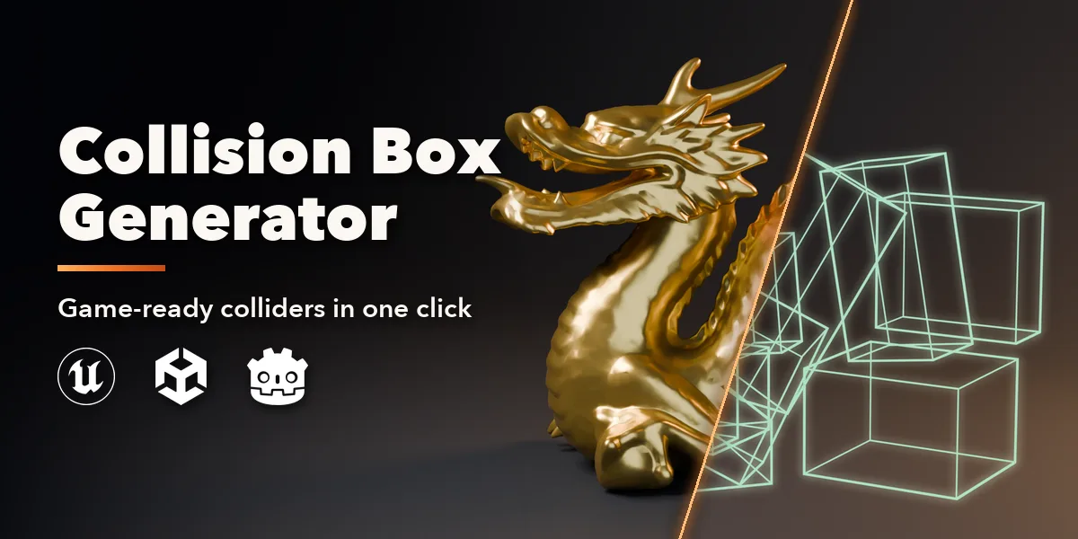 Collision Box Generator - Game Colliders for Unreal, Unity and Godot