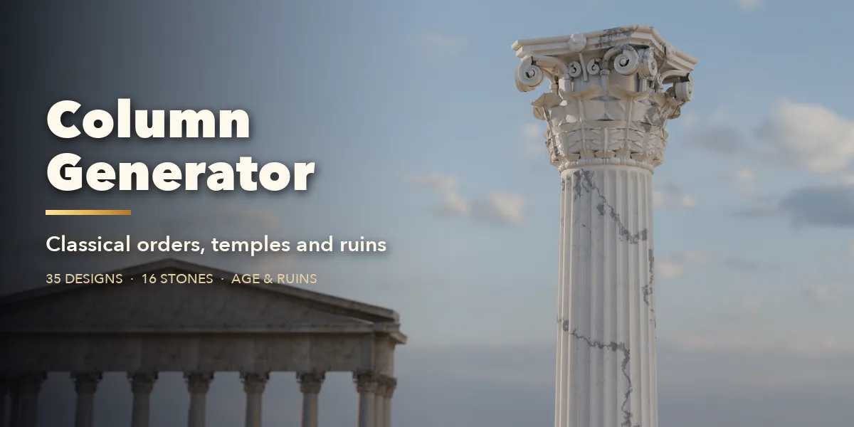 Column Generator - Classical Columns & Pillars