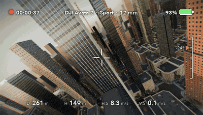 FPV flights that bank