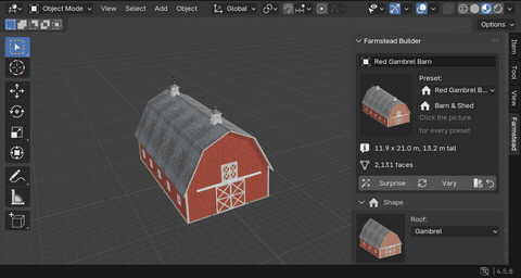 One click, a new building