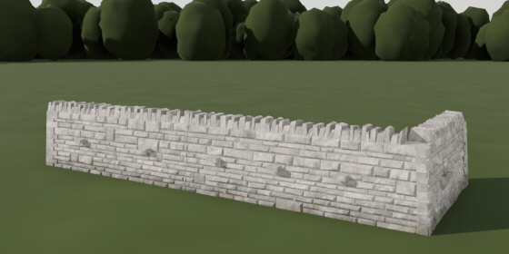 Stone and brick walls