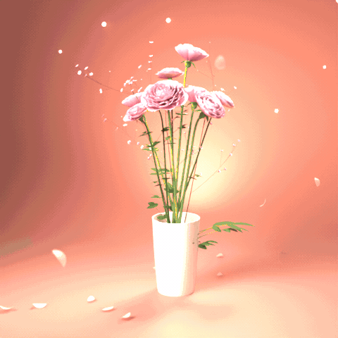 Pots, vases and bouquets