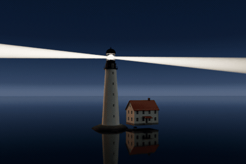 A turning light