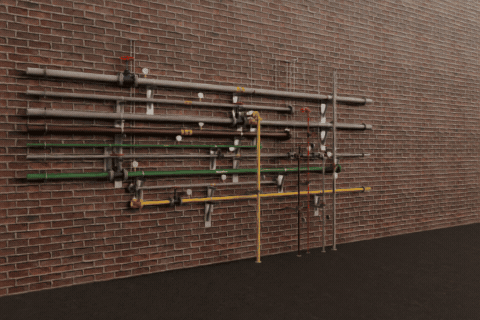 A whole wall in one click
