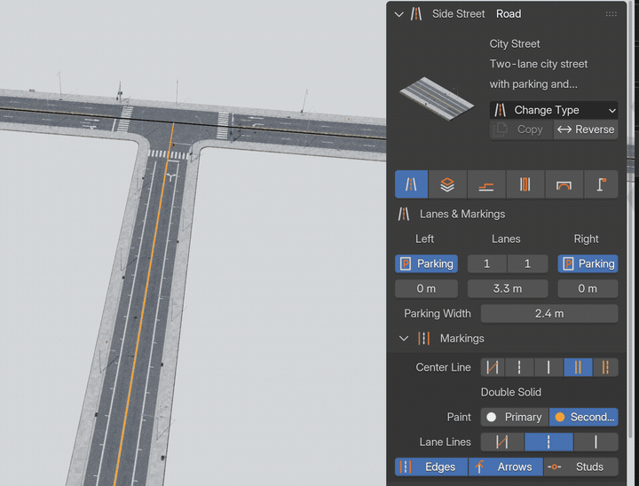 One click changes the road