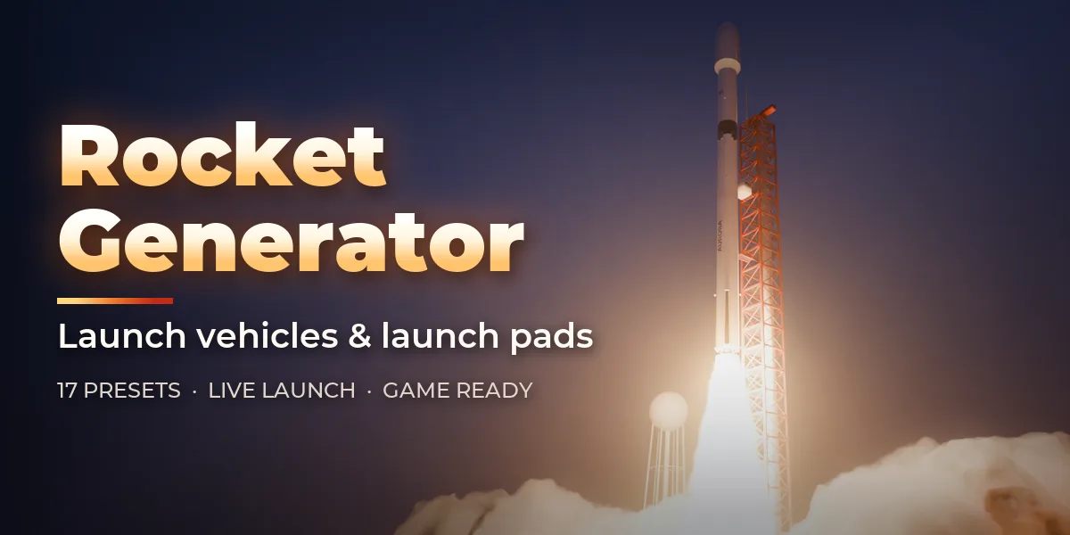 Rocket & Launch Pad Generator