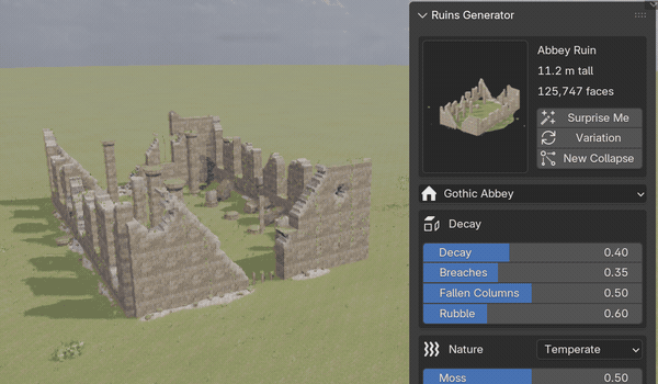One click, a new ruin