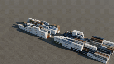 Yards and container homes