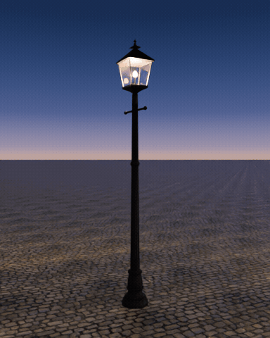 38 street lamps