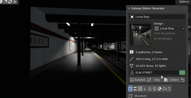 One click, a new station