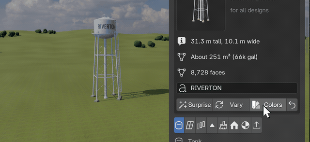One click, a new tower